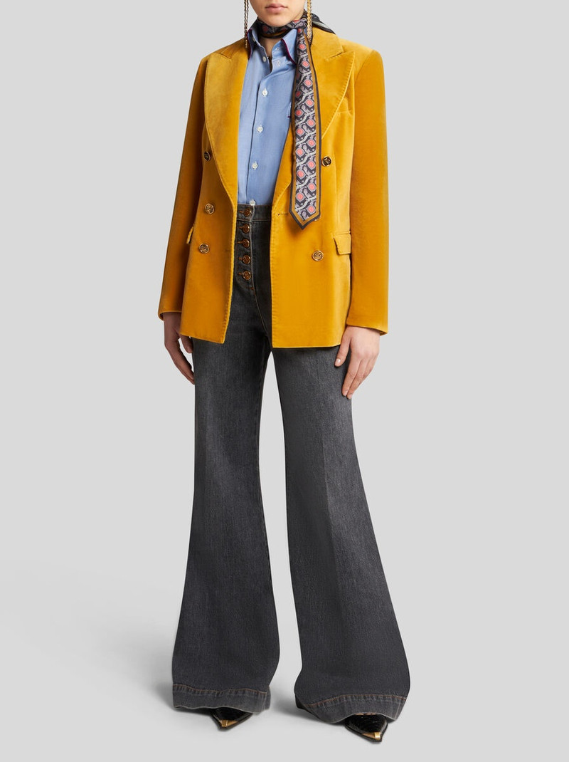 DOUBLE-BREASTED VELVET JACKET 3