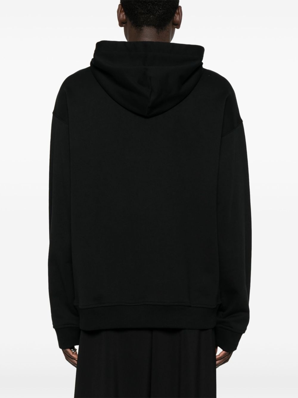 logo-embroidered hoodie - 4