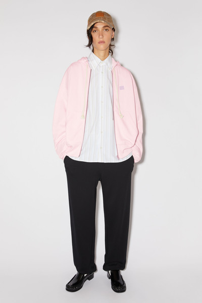 Acne Studios Hooded zip sweater - Light pink outlook