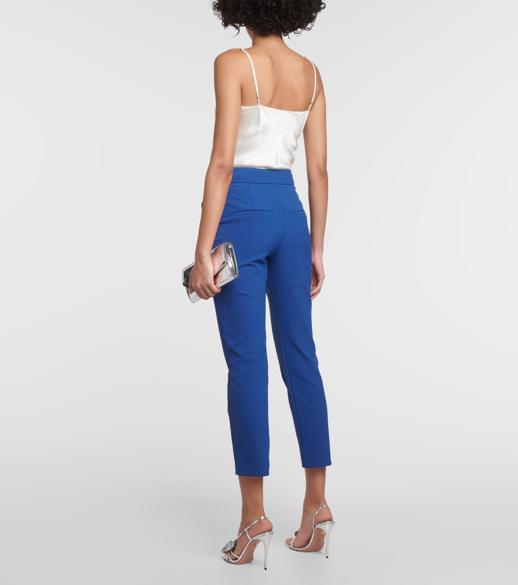 Renzo high-rise cropped slim pants - 3