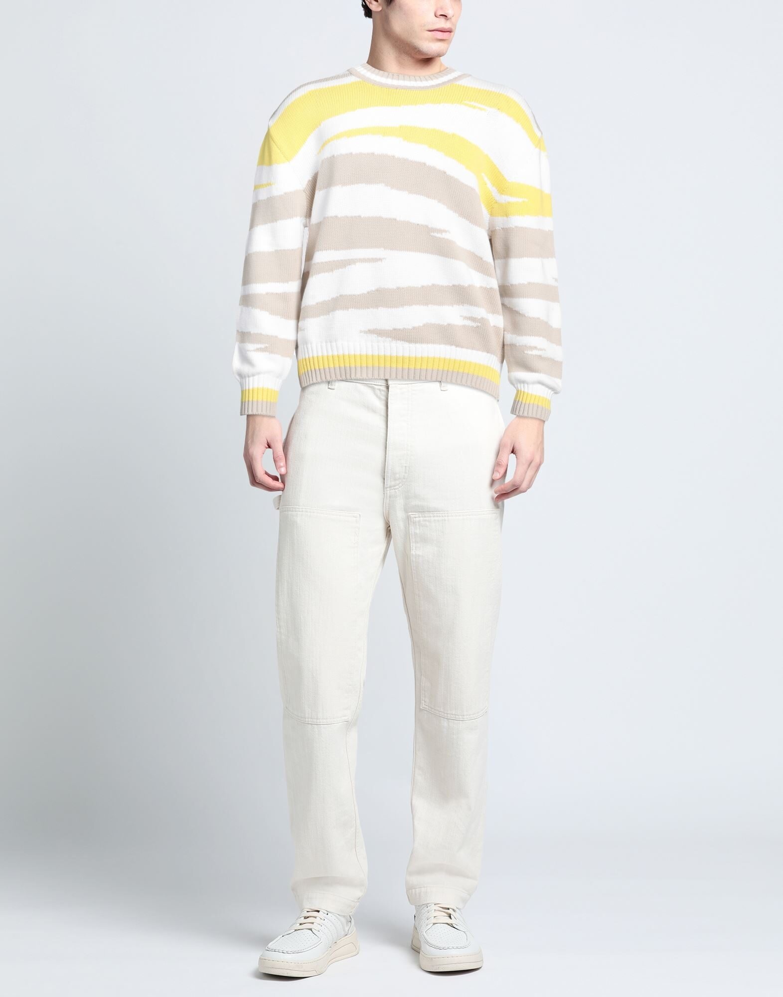 Yellow Men's Sweater - 2