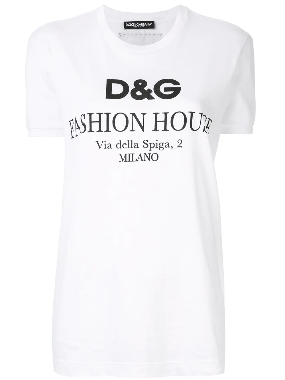 logo print T-shirt - 1