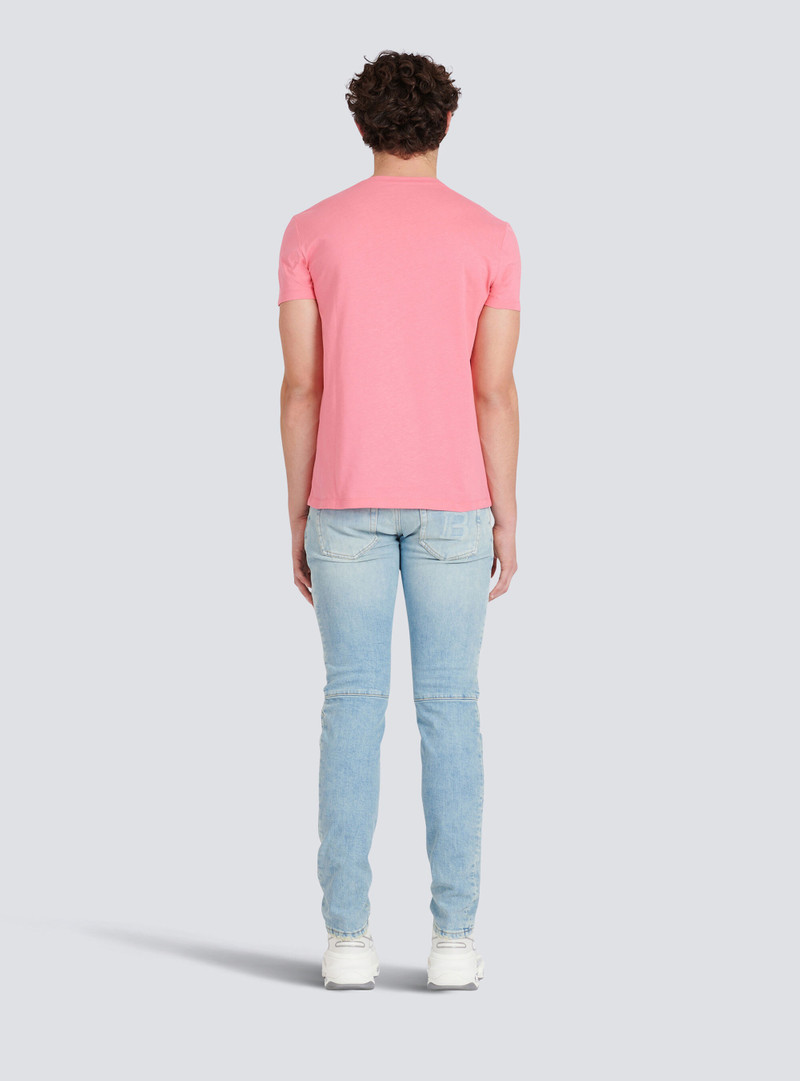 Slim cut eco-designed denim cotton jeans 4