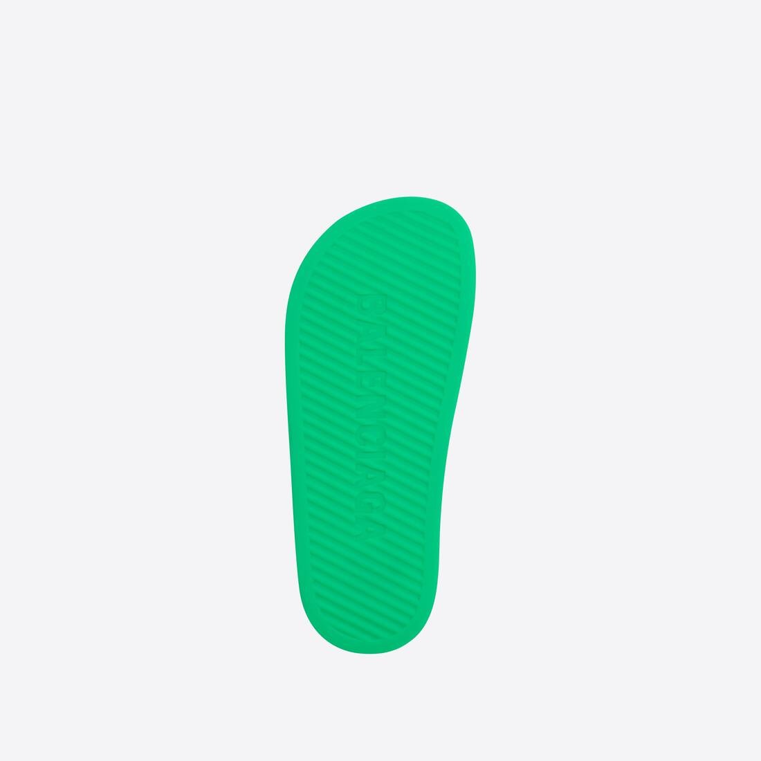 Women's Chunky Slide Sandal  in Green - 6