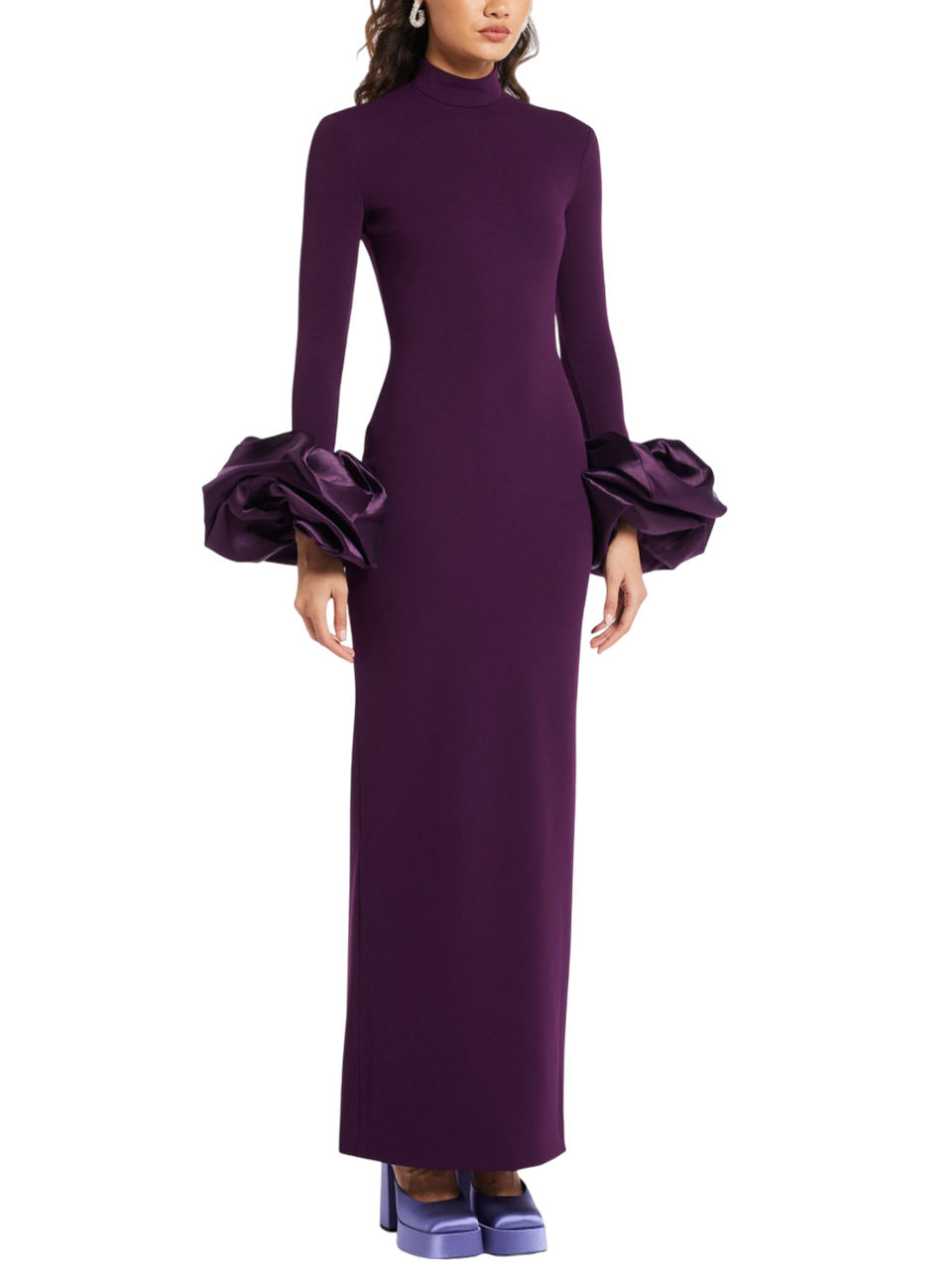 VIVIANA PUFF-SLEEVE GOWN - 1