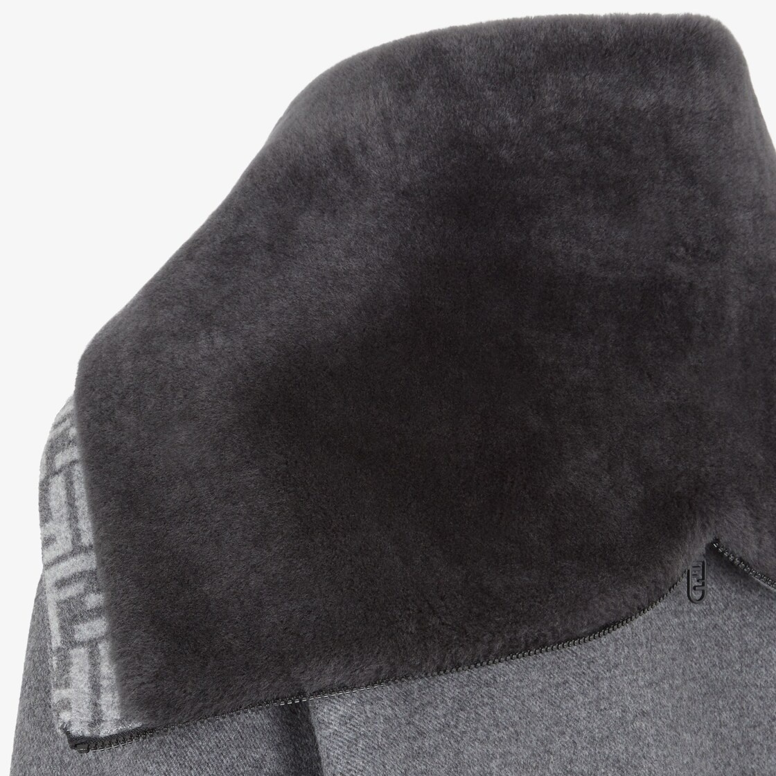 Gray wool jacket - 3