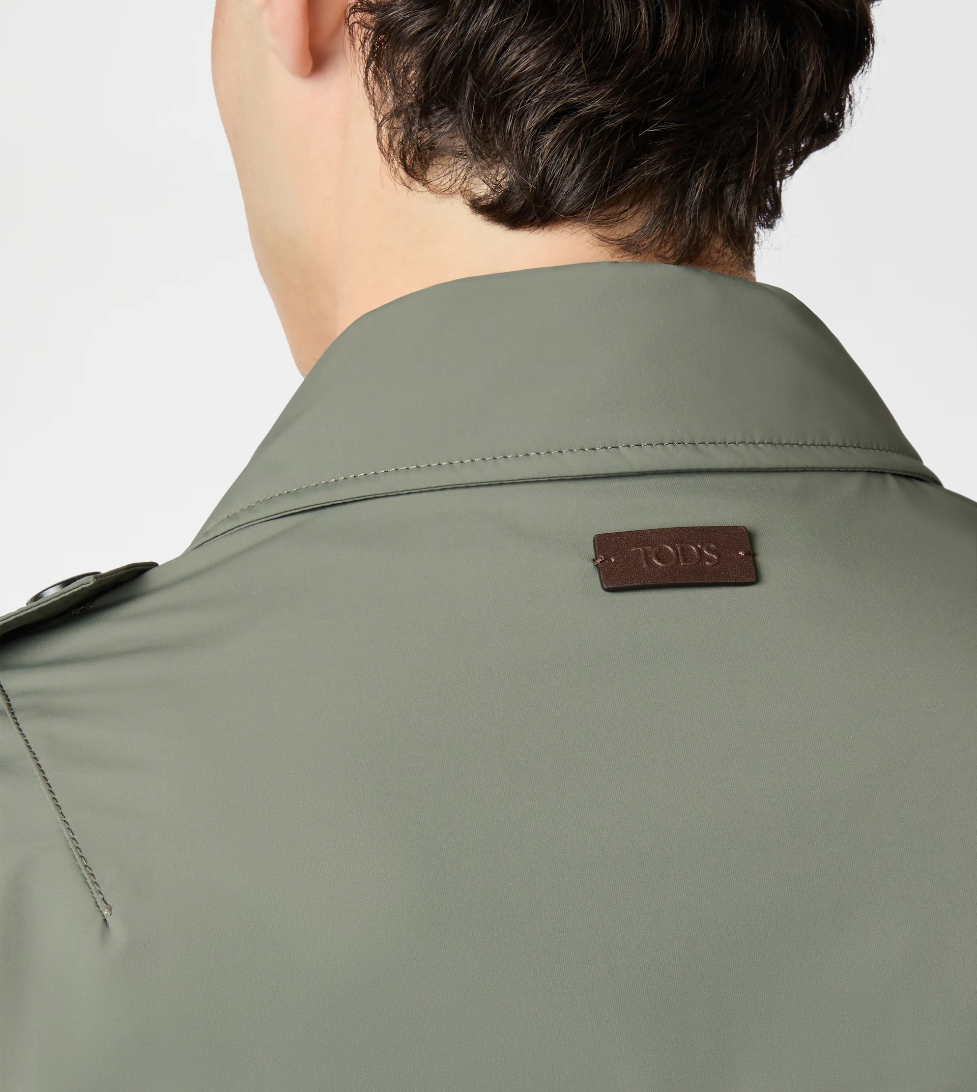 FIELD JACKET IN TECHNICAL FABRIC - GREEN - 4