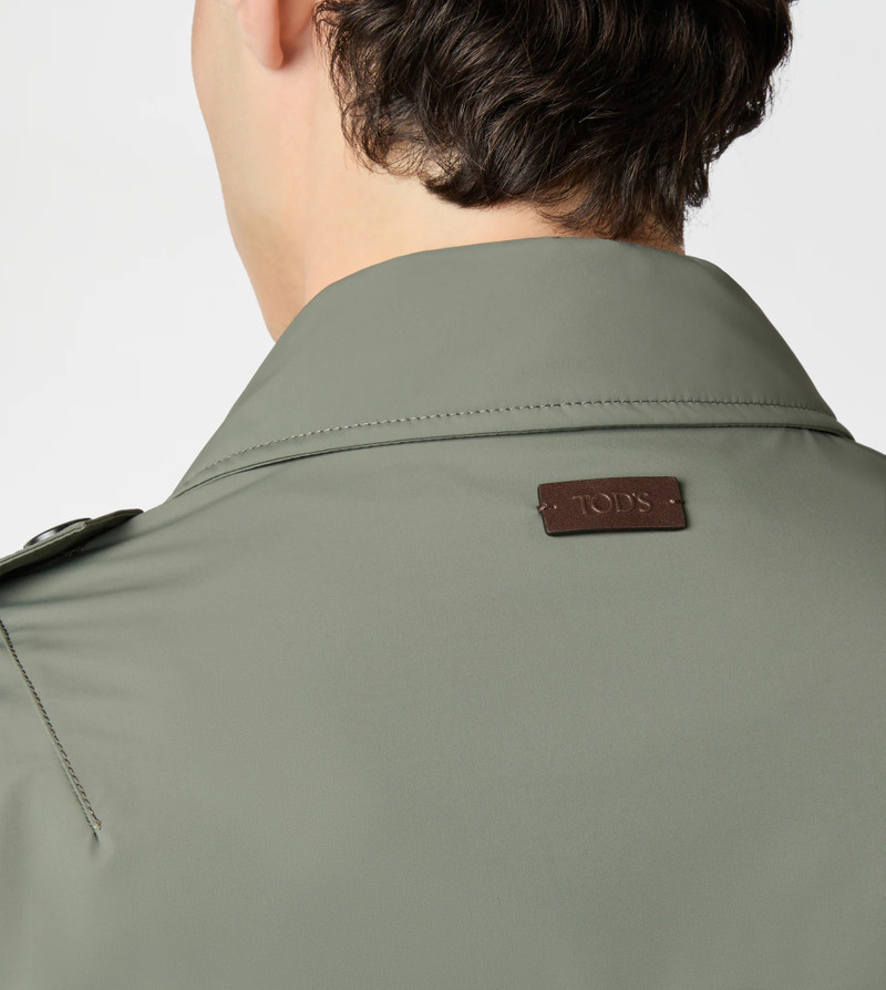 FIELD JACKET IN TECHNICAL FABRIC - GREEN 4