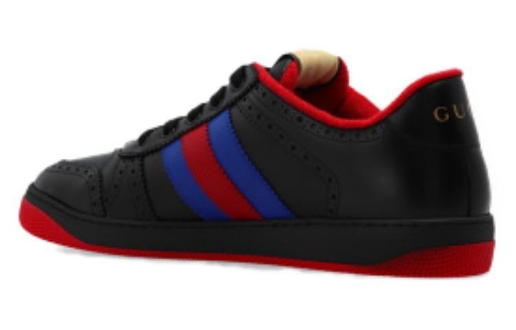 Gucci Screener Low-Top Sneakers 'Black Blue Red' 722602-AAA9P-1093 - 4