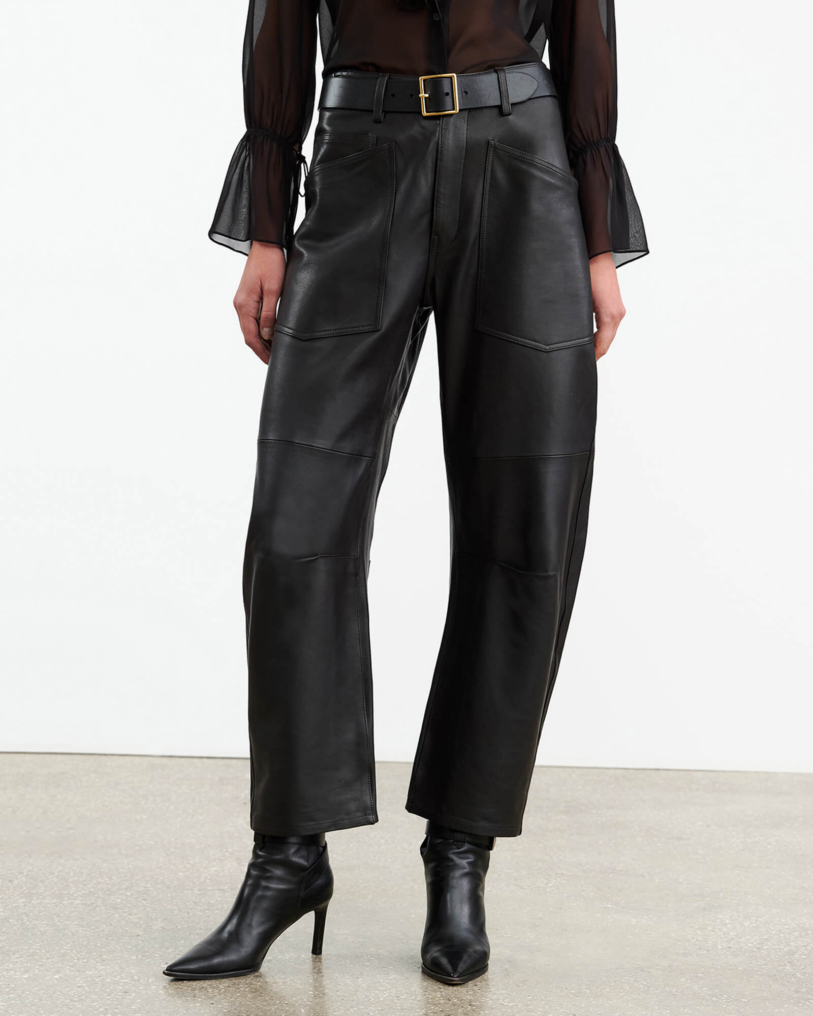 LIMITED EXCLUSIVE | SHON LEATHER PANT - 4