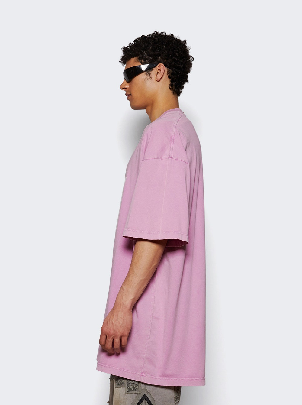 Point Zero Oversized Tee Faded Pink - 3