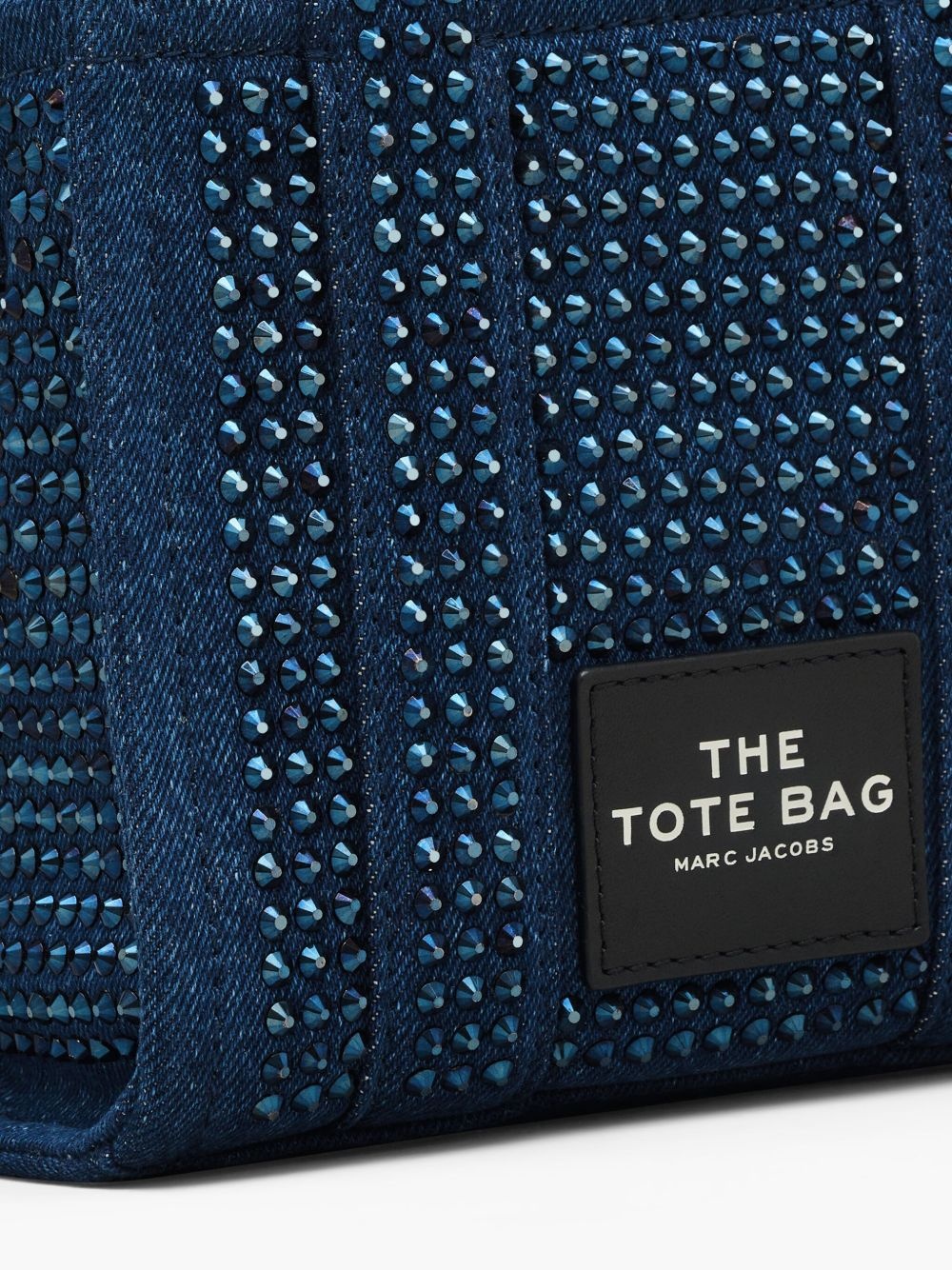 The Crossbody Crystal Denim Tote bag - 6