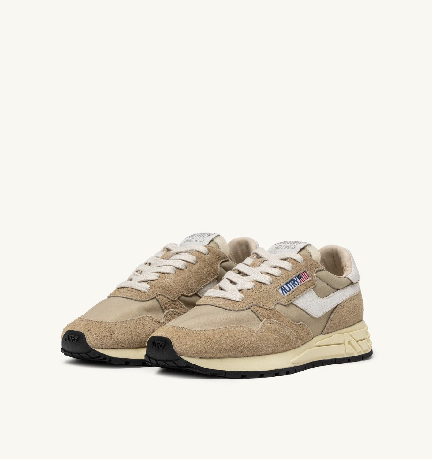 REELWIND LOW SNEAKERS IN FILLER NYLON AND SUEDE - 3