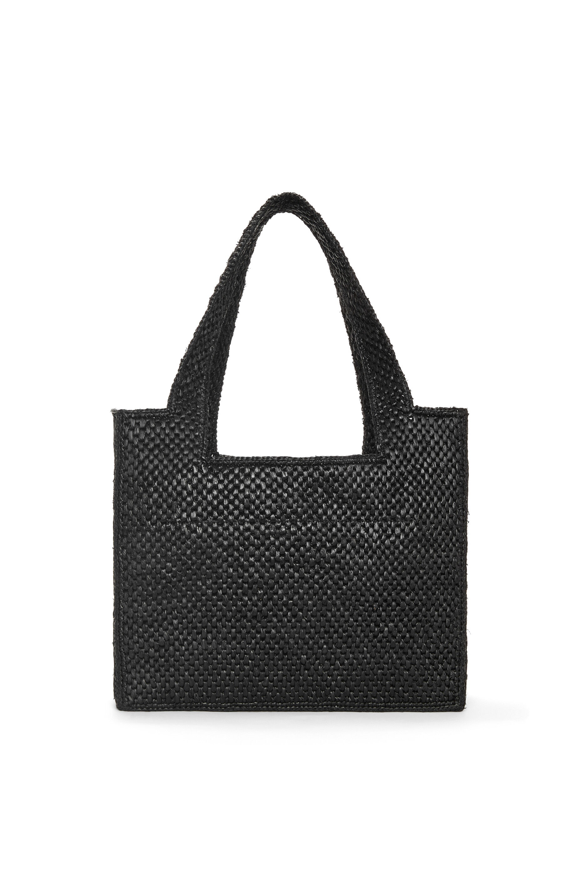 Medium LOEWE Font Tote in raffia - 4