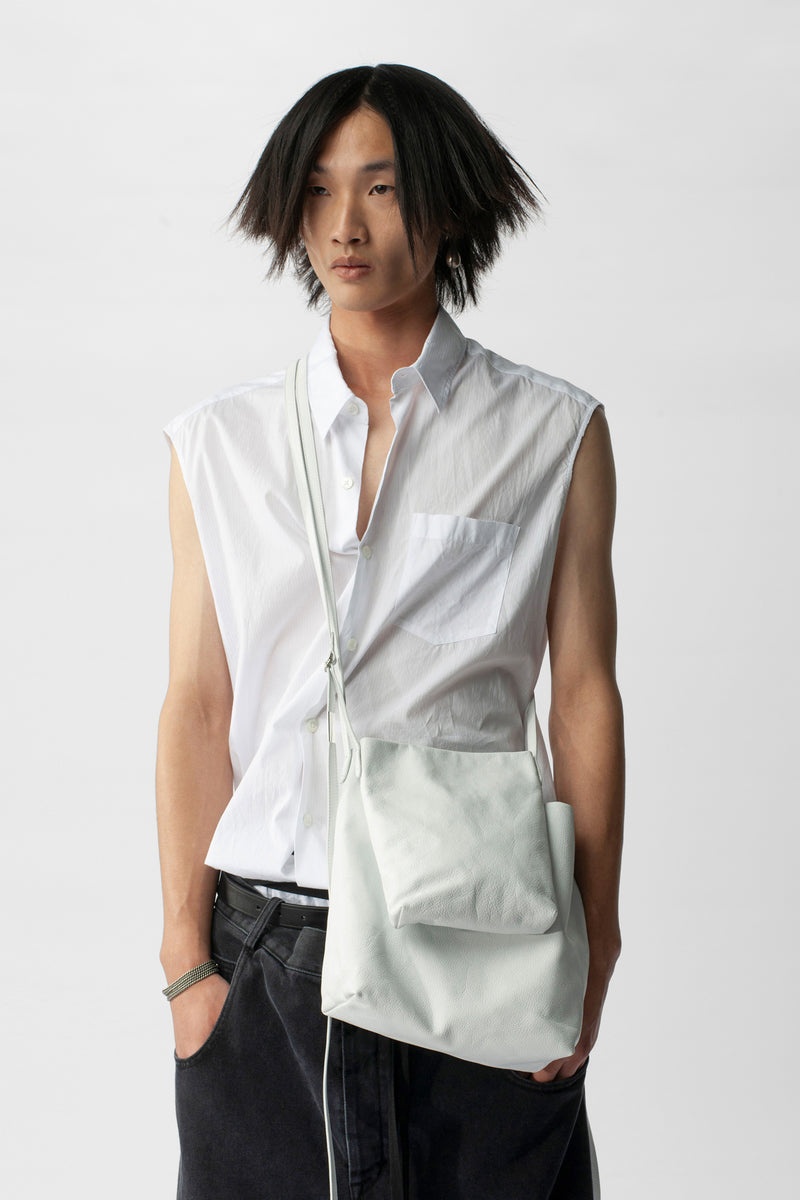 Dorian Sleeveless High Comfort Striped Long Shirt - 8