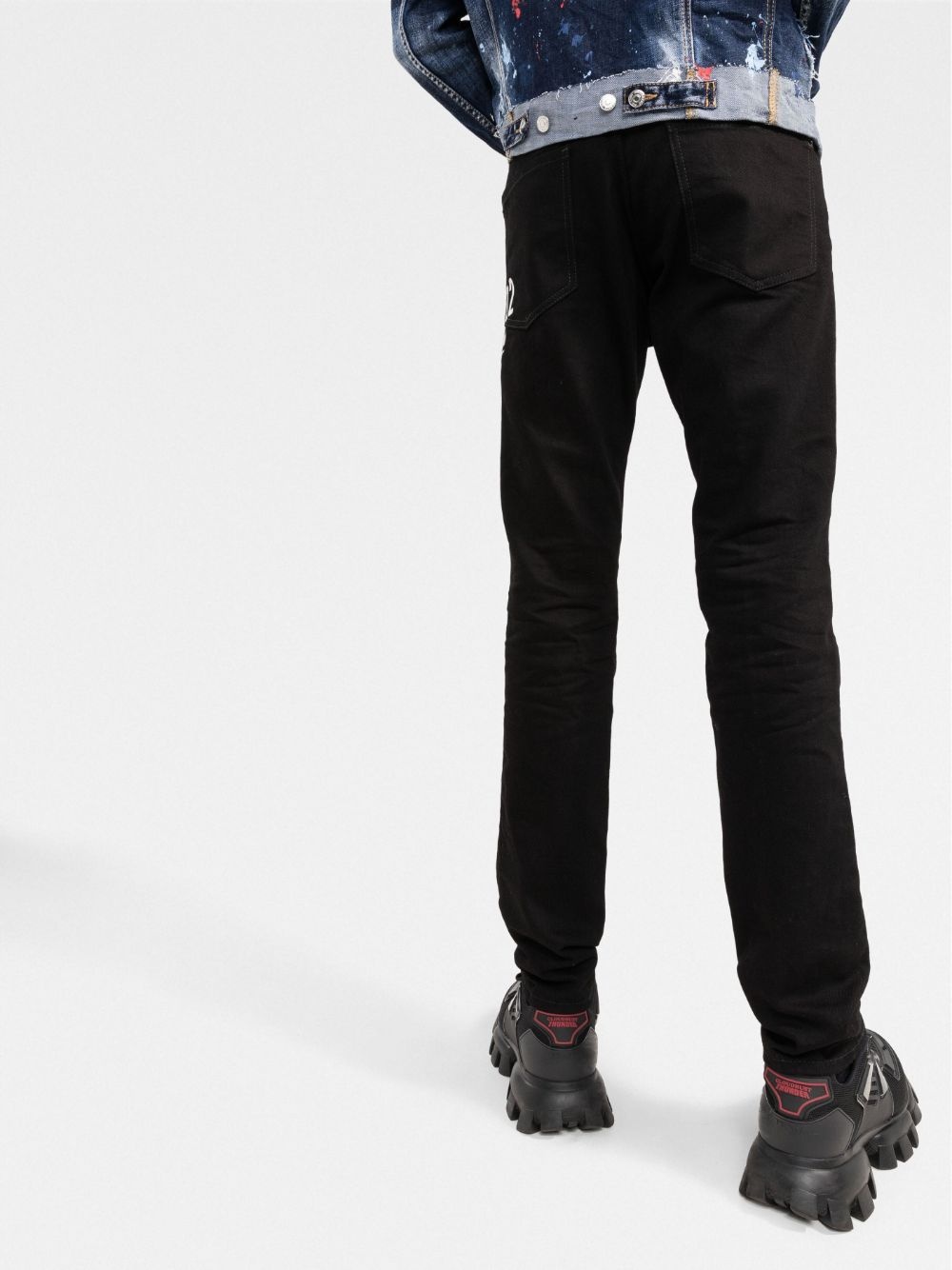 mid-rise straight-leg jeans - 3