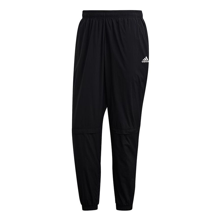 Men's adidas Mh Wv Tp Running Training Woven Bundle Feet Sports Pants/Trousers/Joggers Black FL3898 - 1