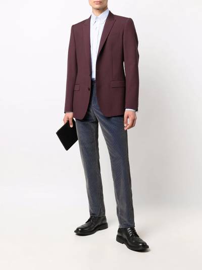 Etro corduroy straight-leg trousers outlook