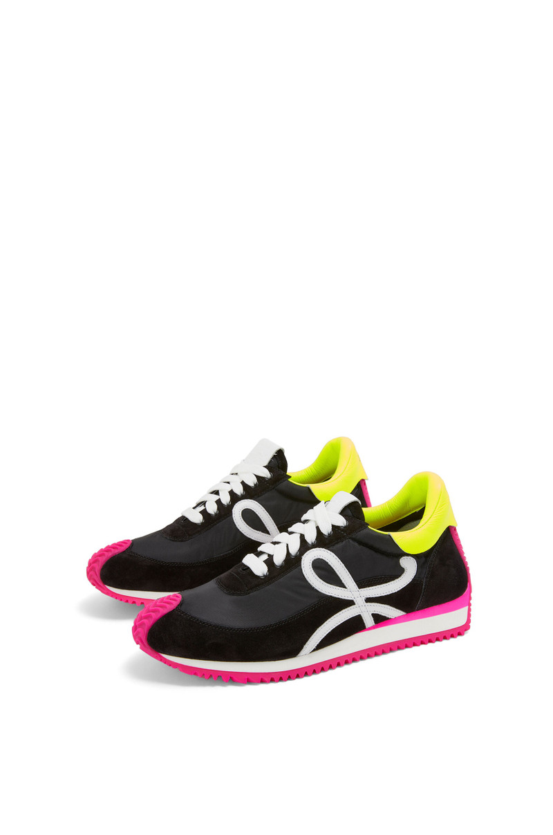 Loewe Flow runner in nylon and suede outlook
