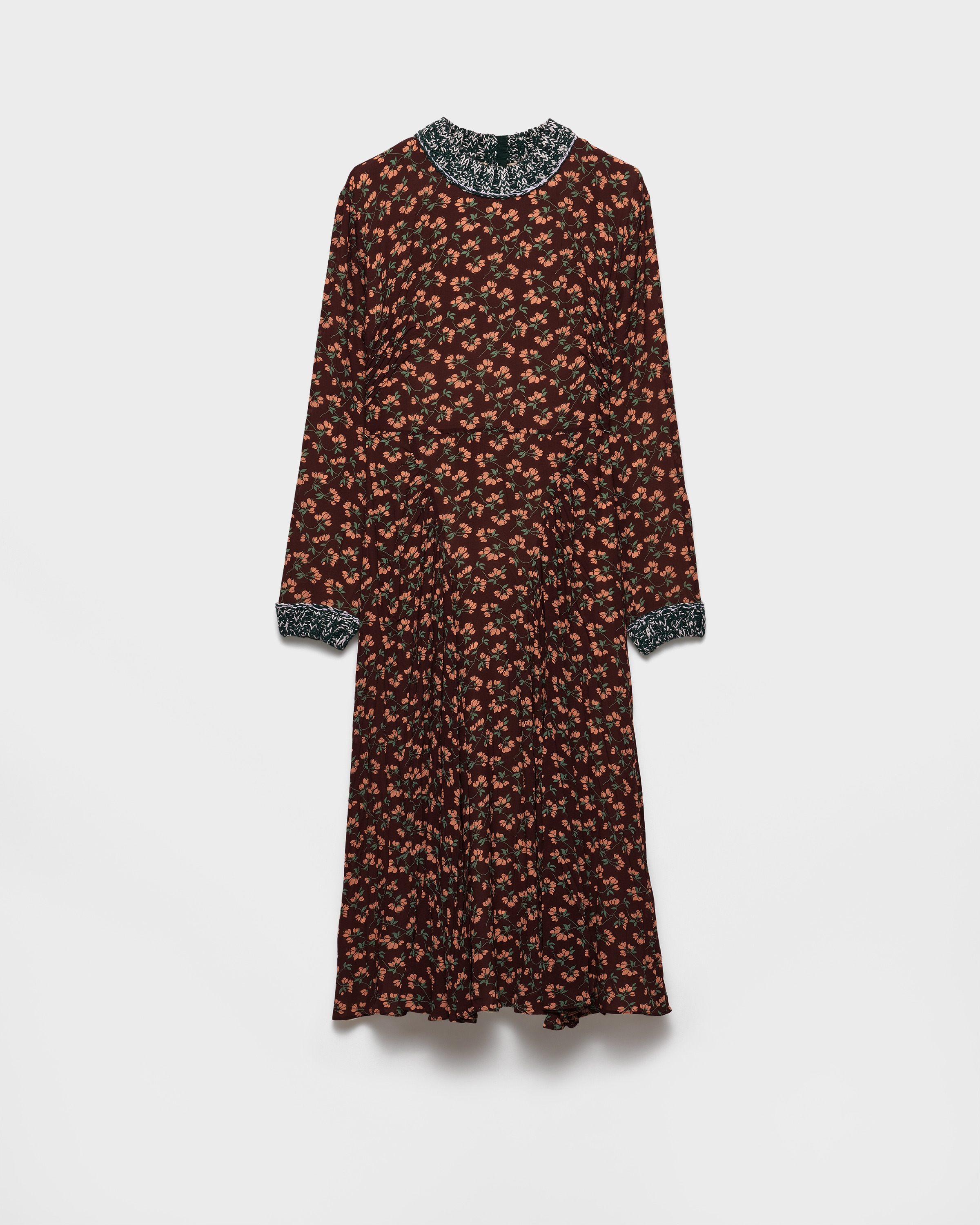Printed georgette dress - 1