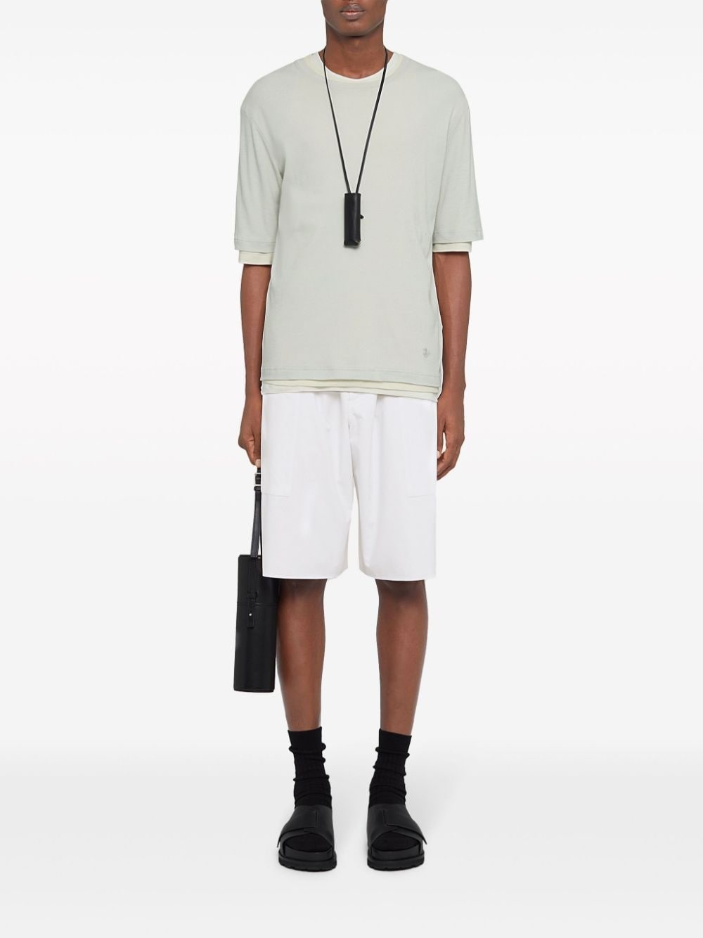 cotton cargo shorts - 2