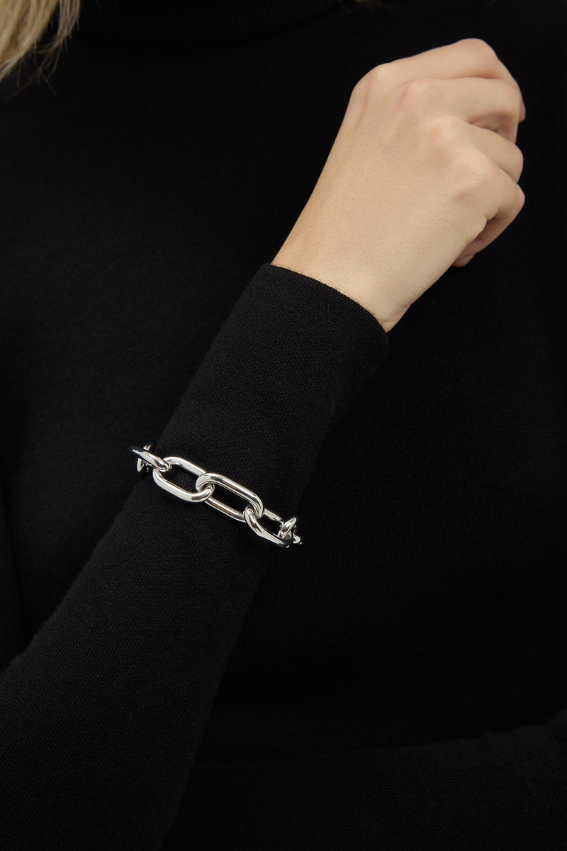 GABRIELA HEARST Chain Bracelet in White Gold 18K outlook