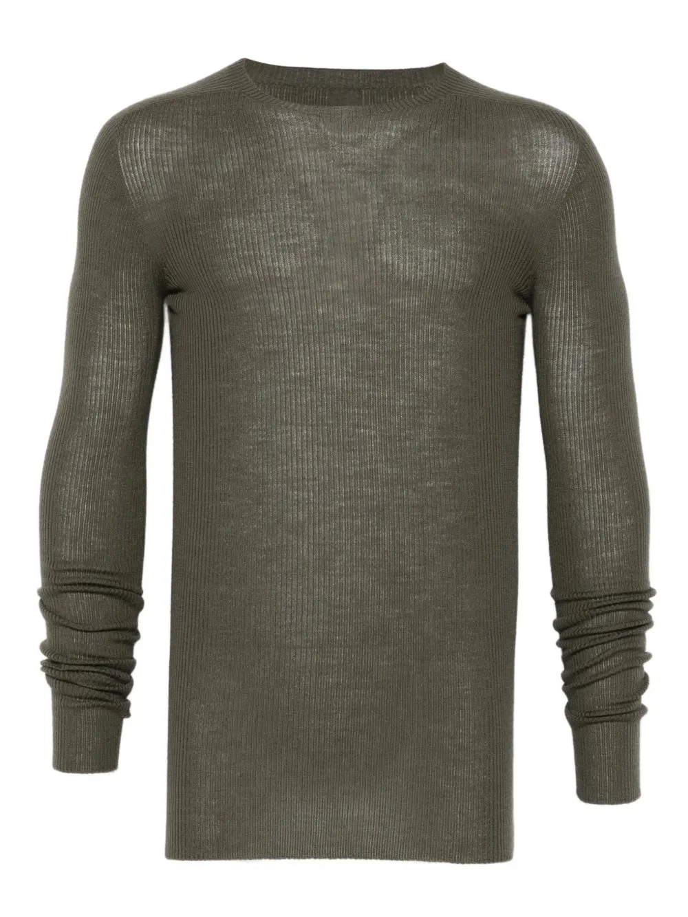 Rick Owens Men Ribbed Wool Sweater - 1