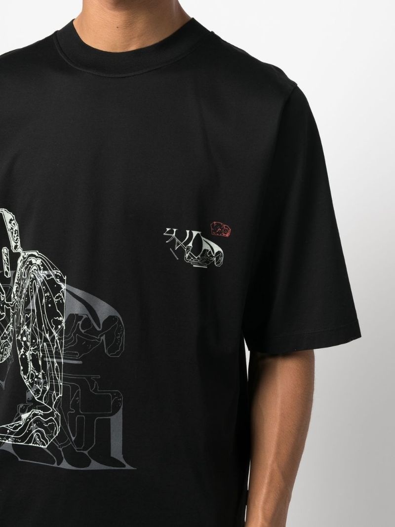 graphic-print short-sleeve T-shirt - 5