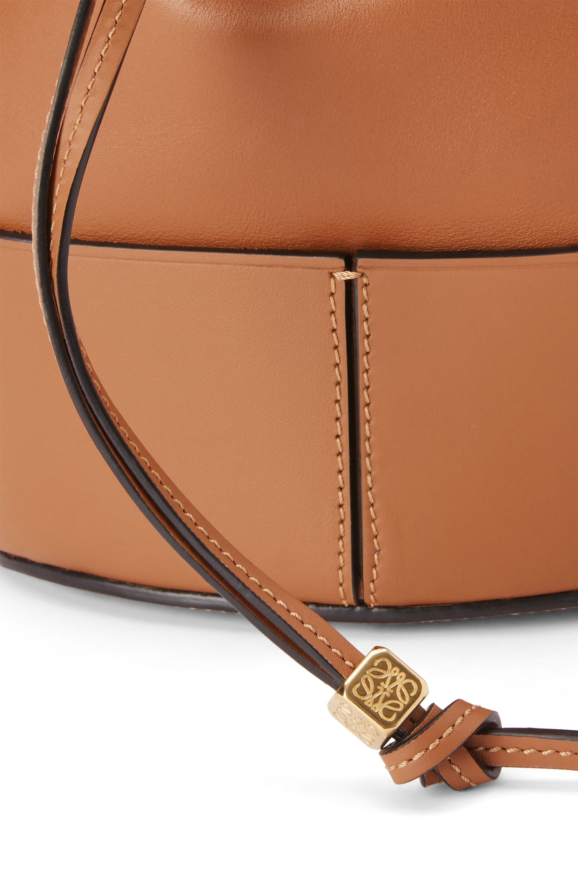 Small Balloon bag in jacquard and calfskin - 7