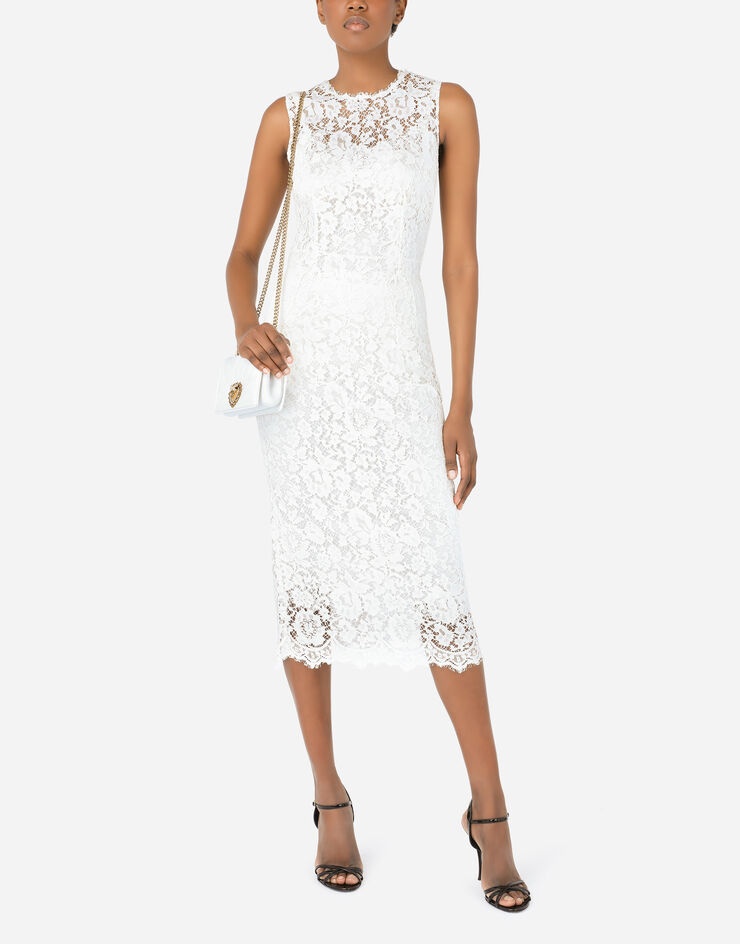 Lace midi dress - 7