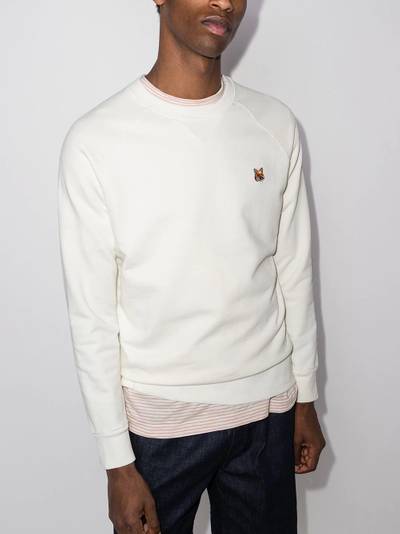 Maison Kitsuné Chillax Fox crew-neck sweatshirt outlook