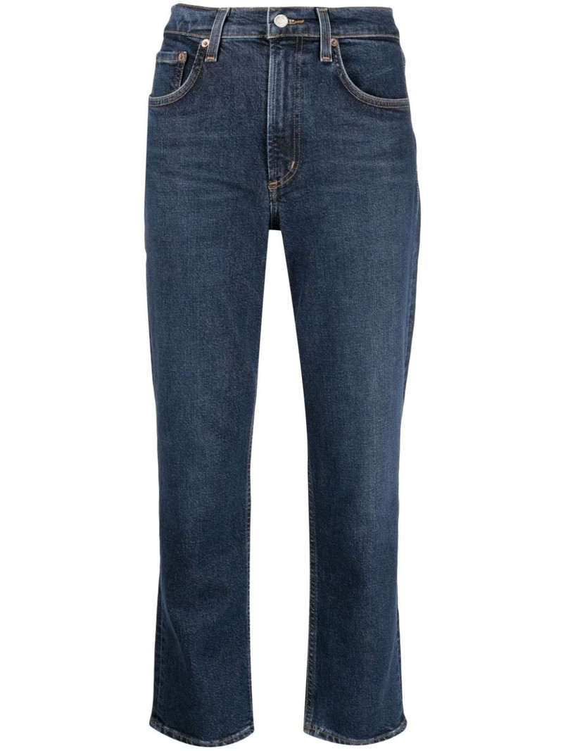 Kye straight-leg cropped jeans 1