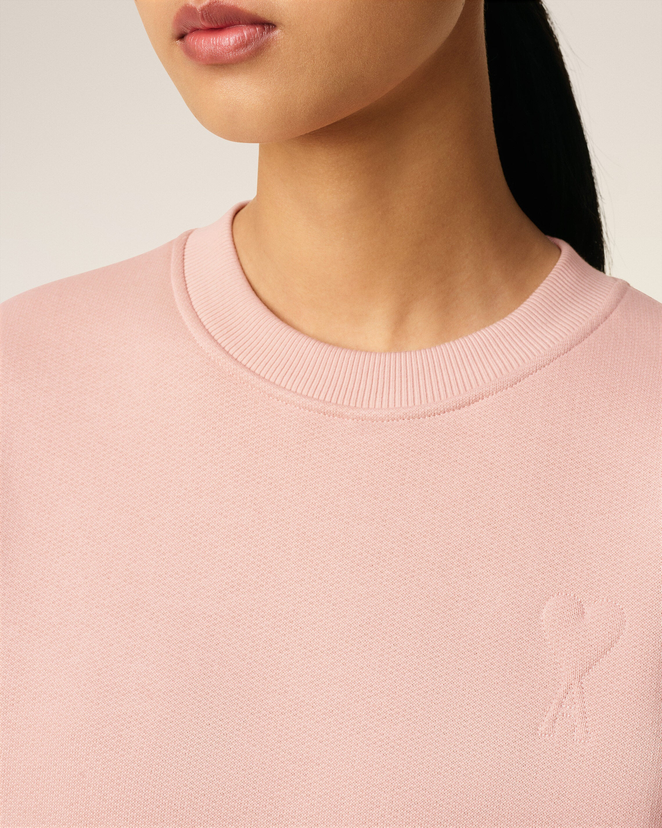 PINK COTTON AMI DE COEUR SWEATSHIRT - 4