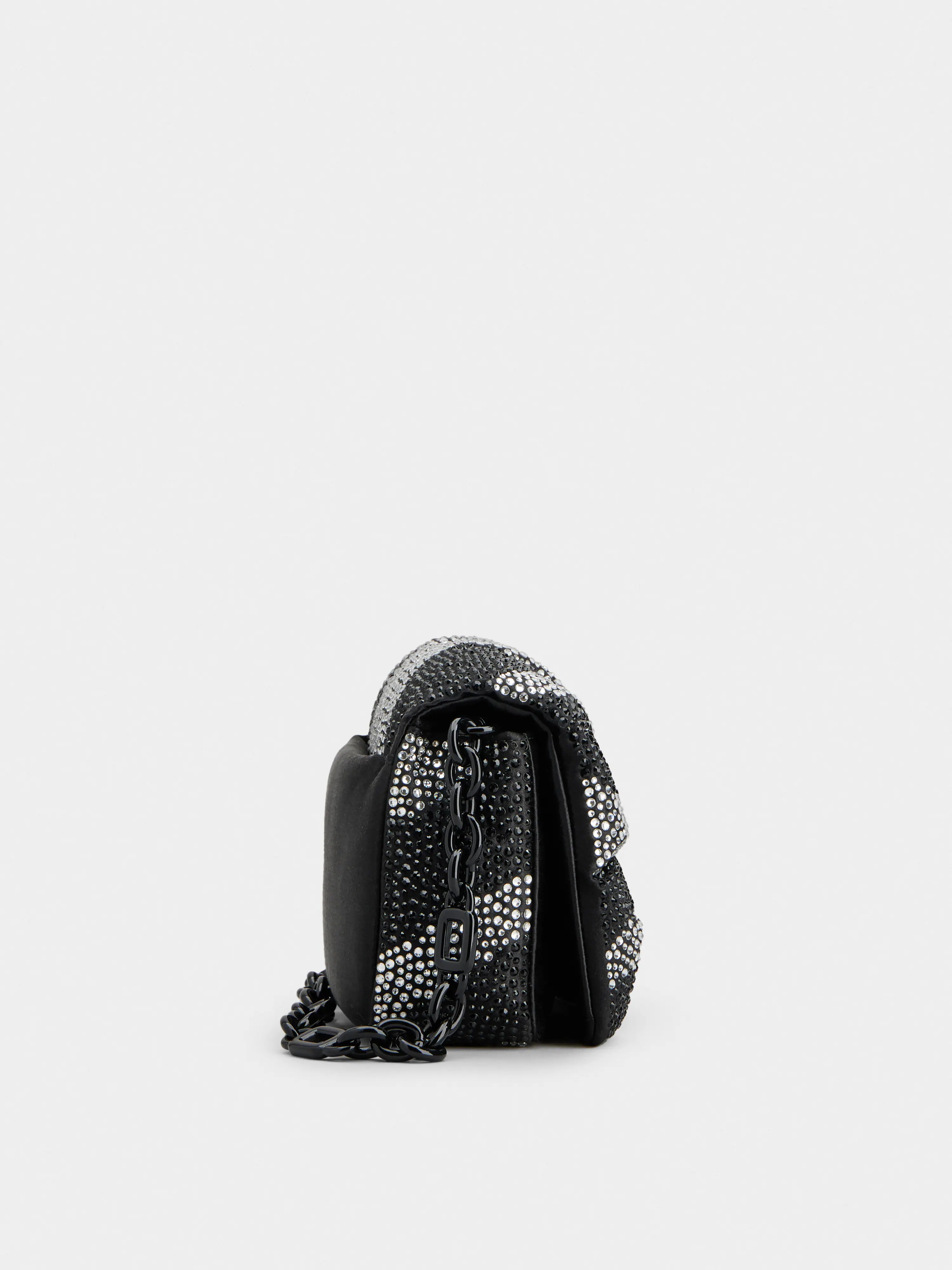 Viv' Choc Mini Bag in satin - 4