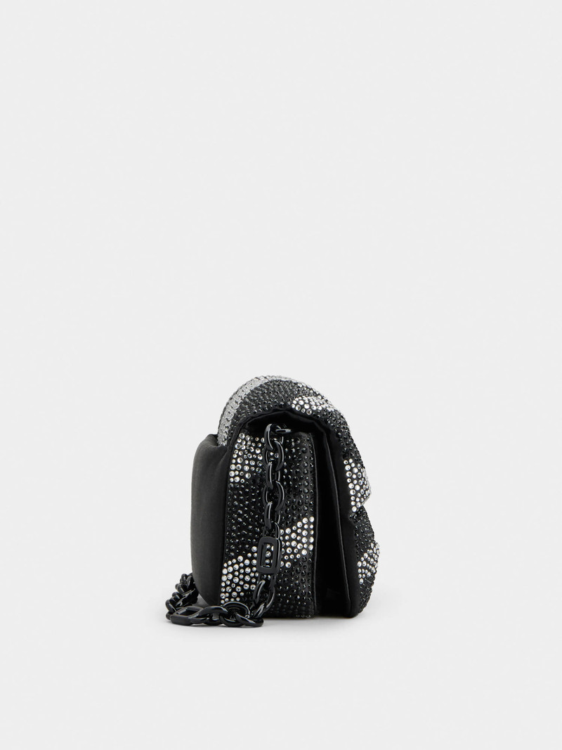 Viv' Choc Mini Bag in satin 4