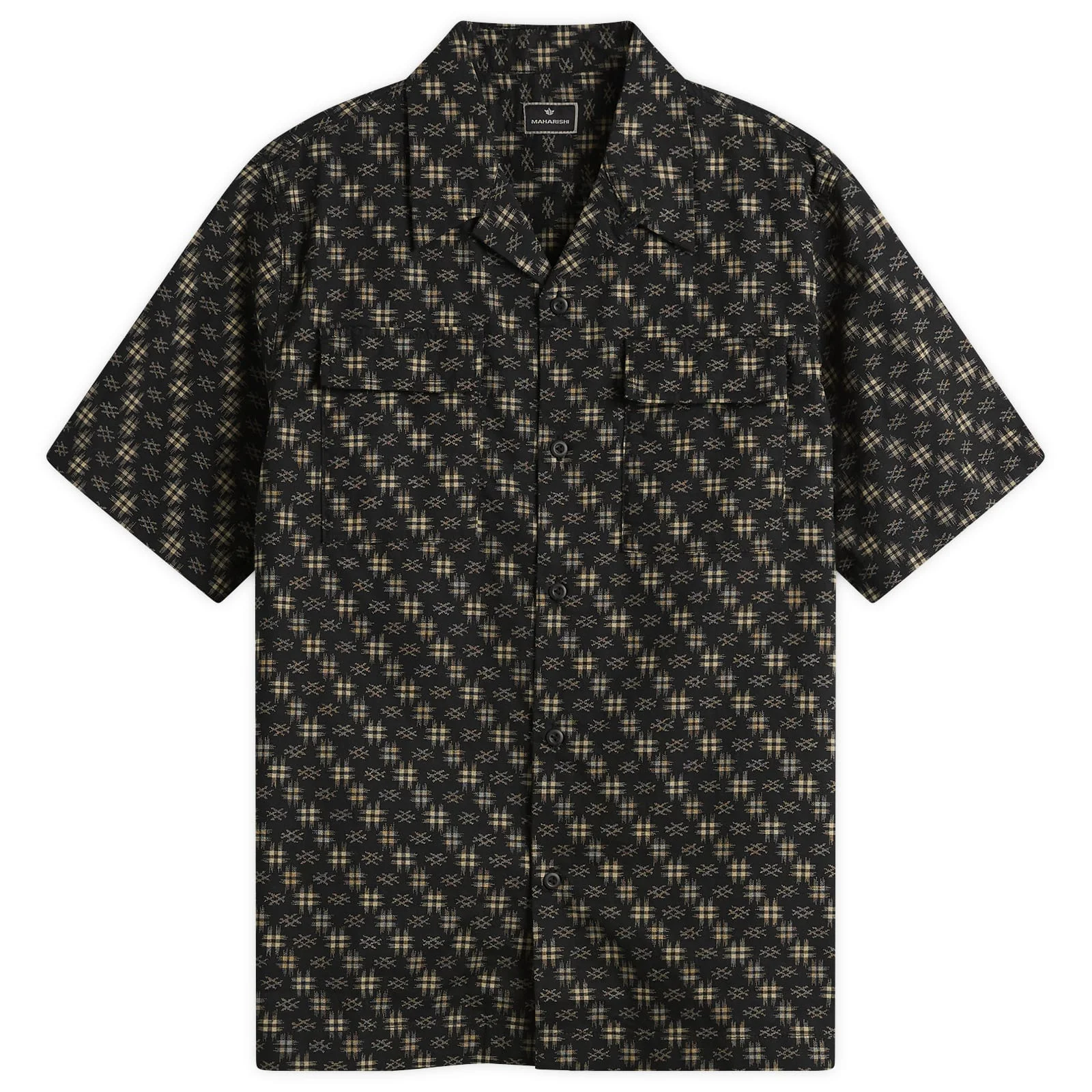 Maharishi Kasuri Cuban Collar Shirt - 1