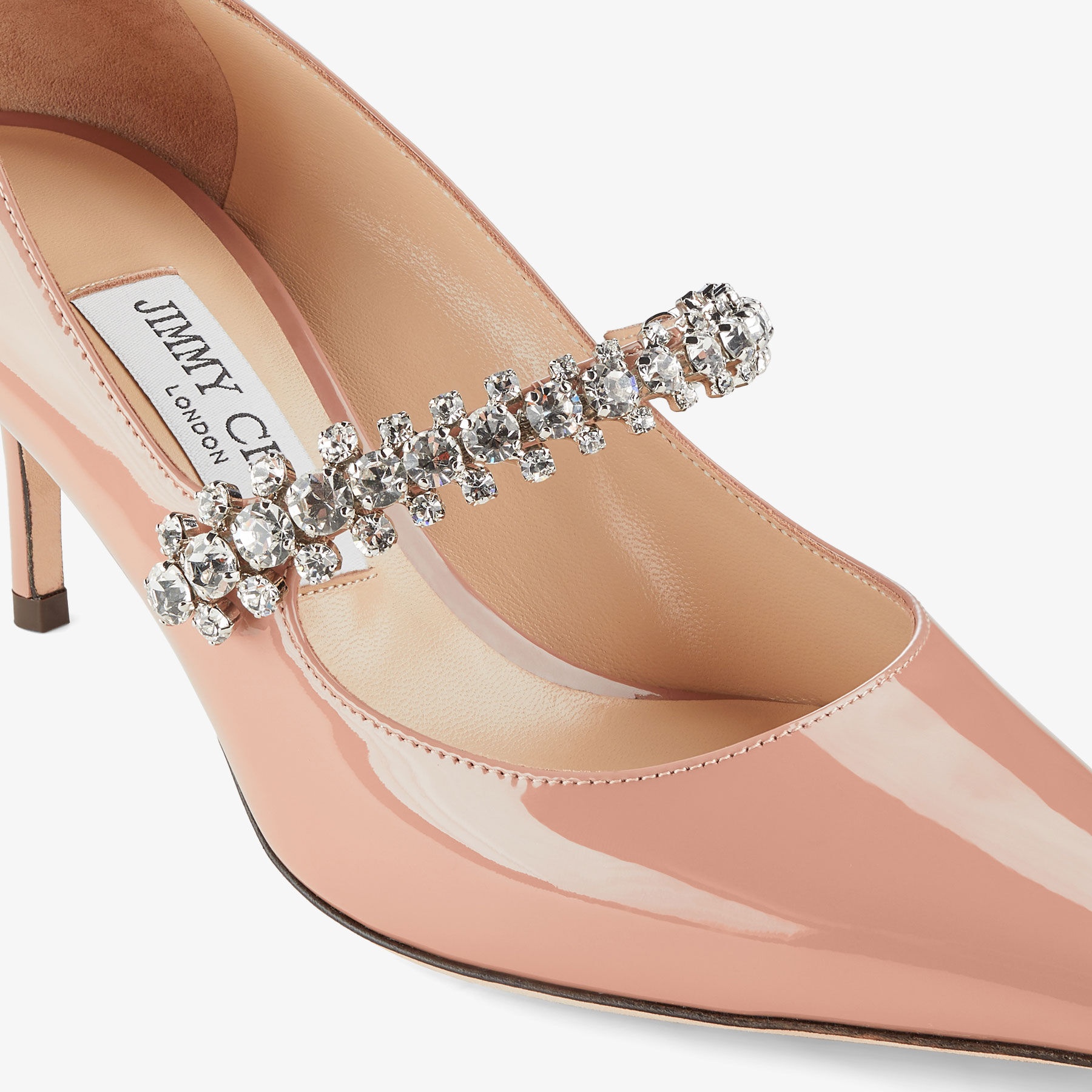 Bing Pump 65
Ballet Pink Patent Leather Pumps with Crystals - 4