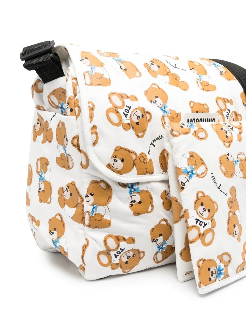 teddy bear-print baby changing bag - 2