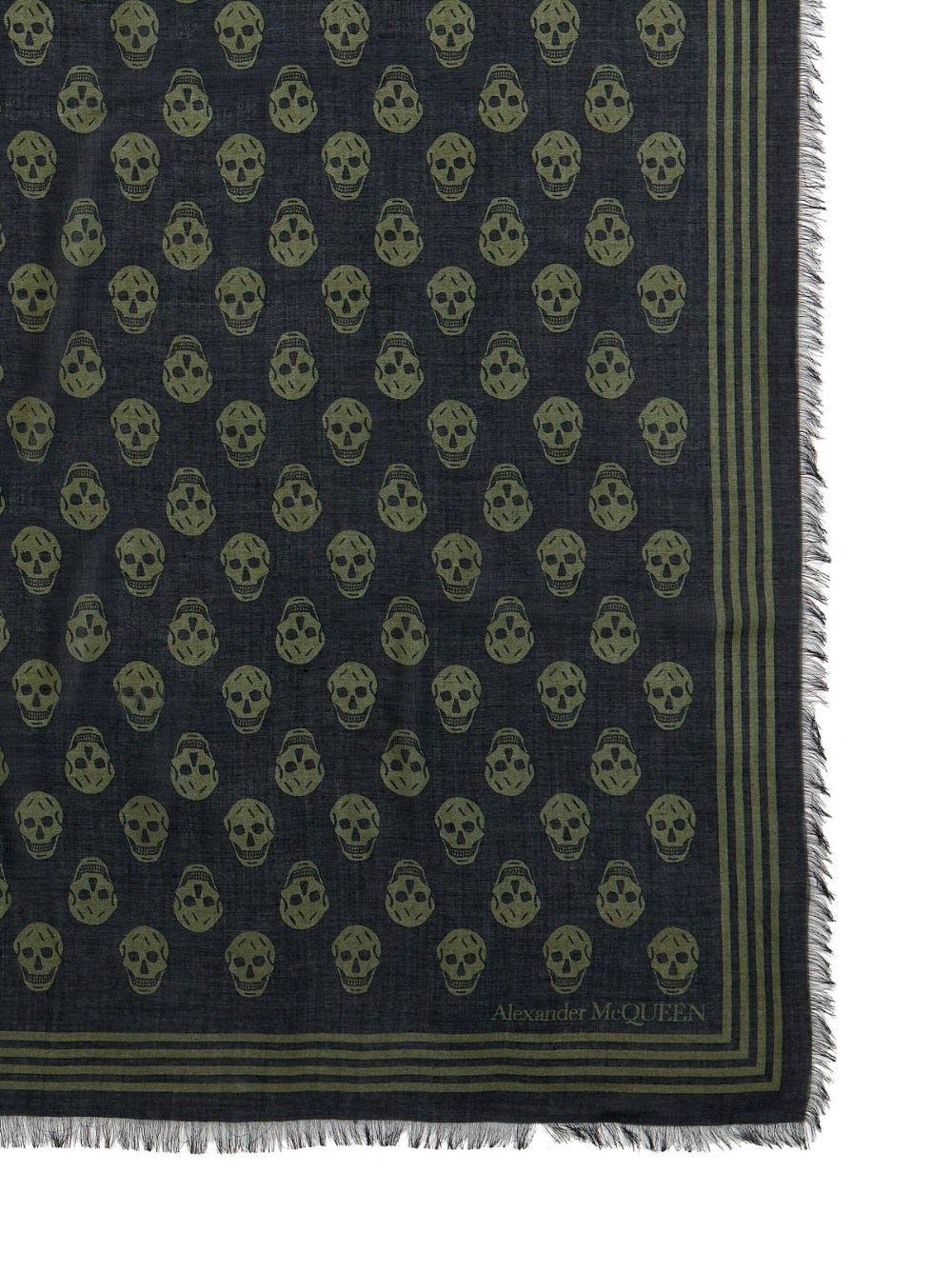 Alexander Mcqueen Men Scarf With Logo - 2