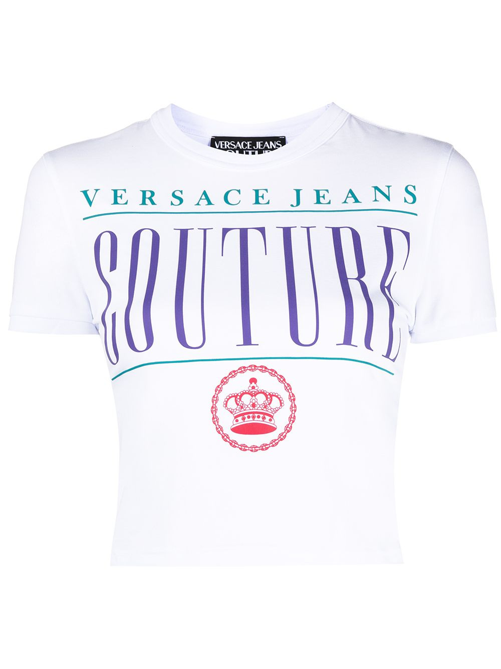 logo-print T-shirt - 1