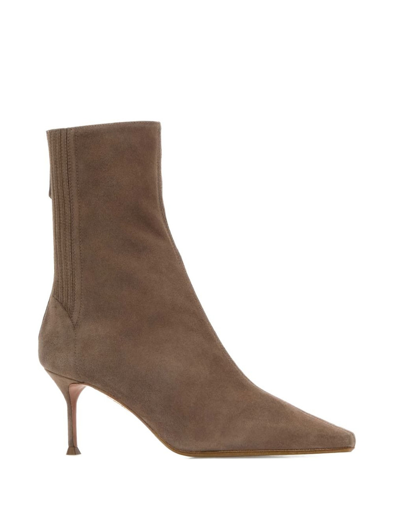 AQUAZZURA saint honor suede ankle boots outlook