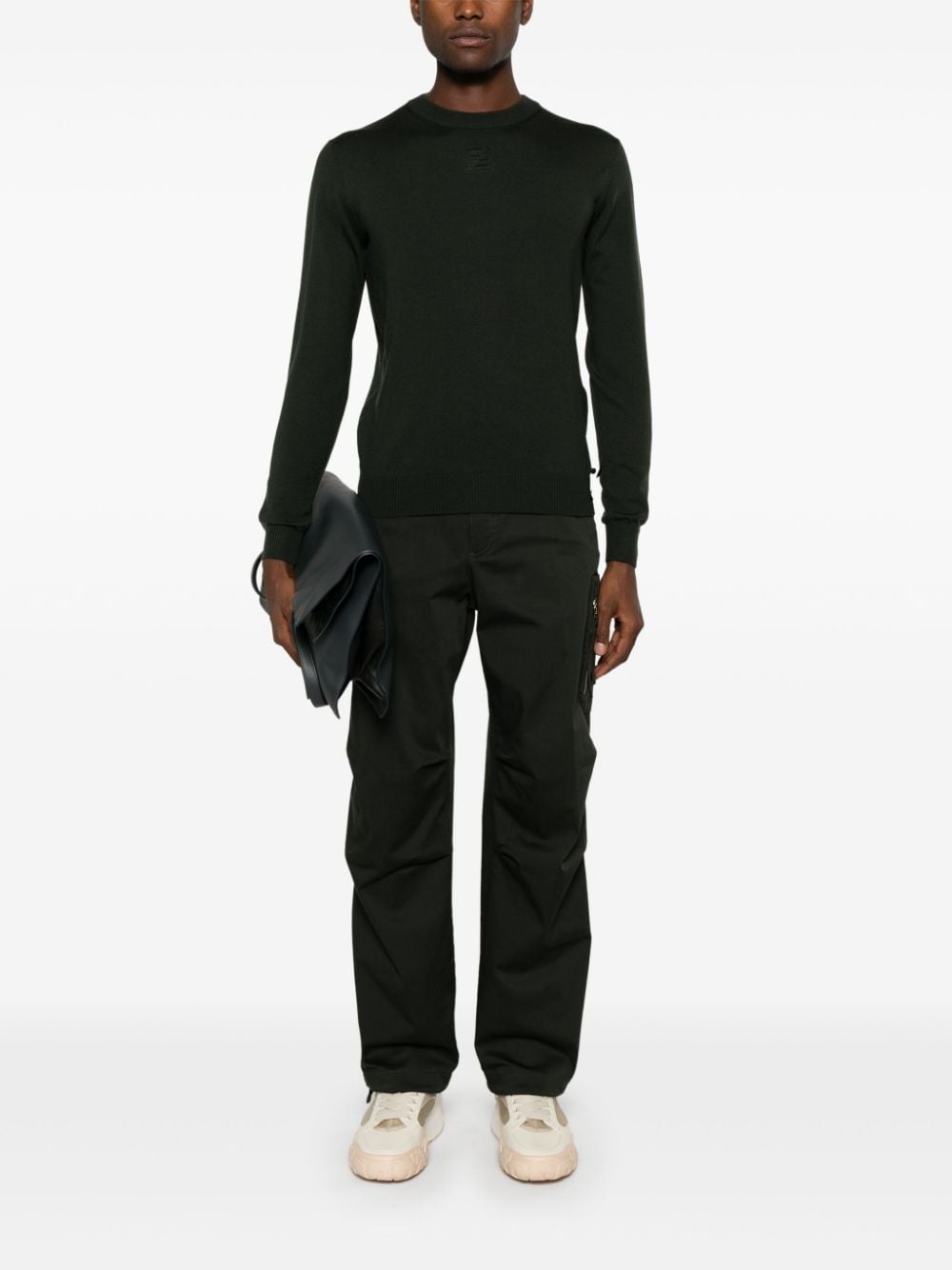 FF-embossed sweater - 2