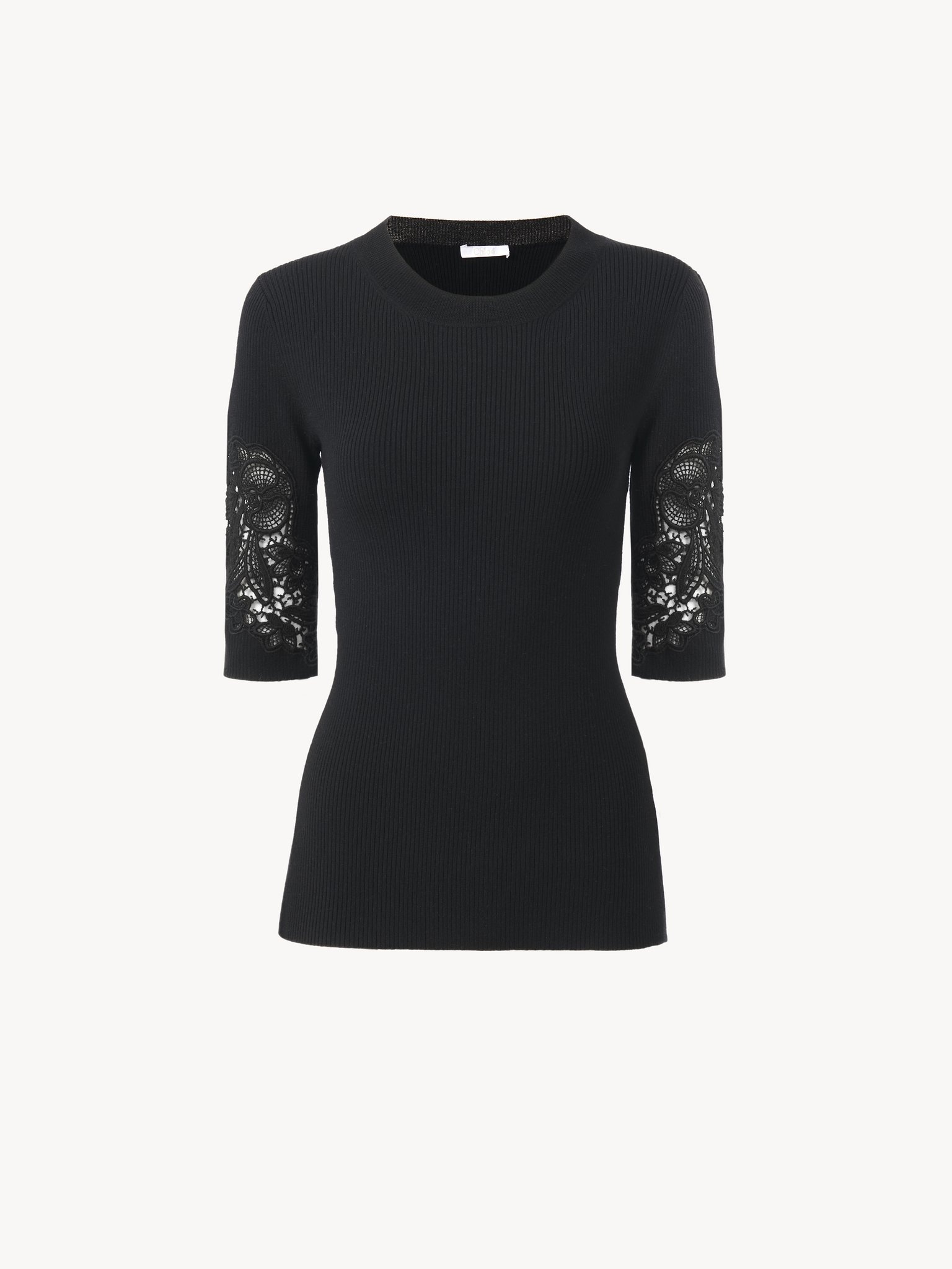 GUIPURE-DETAIL TOP - 2
