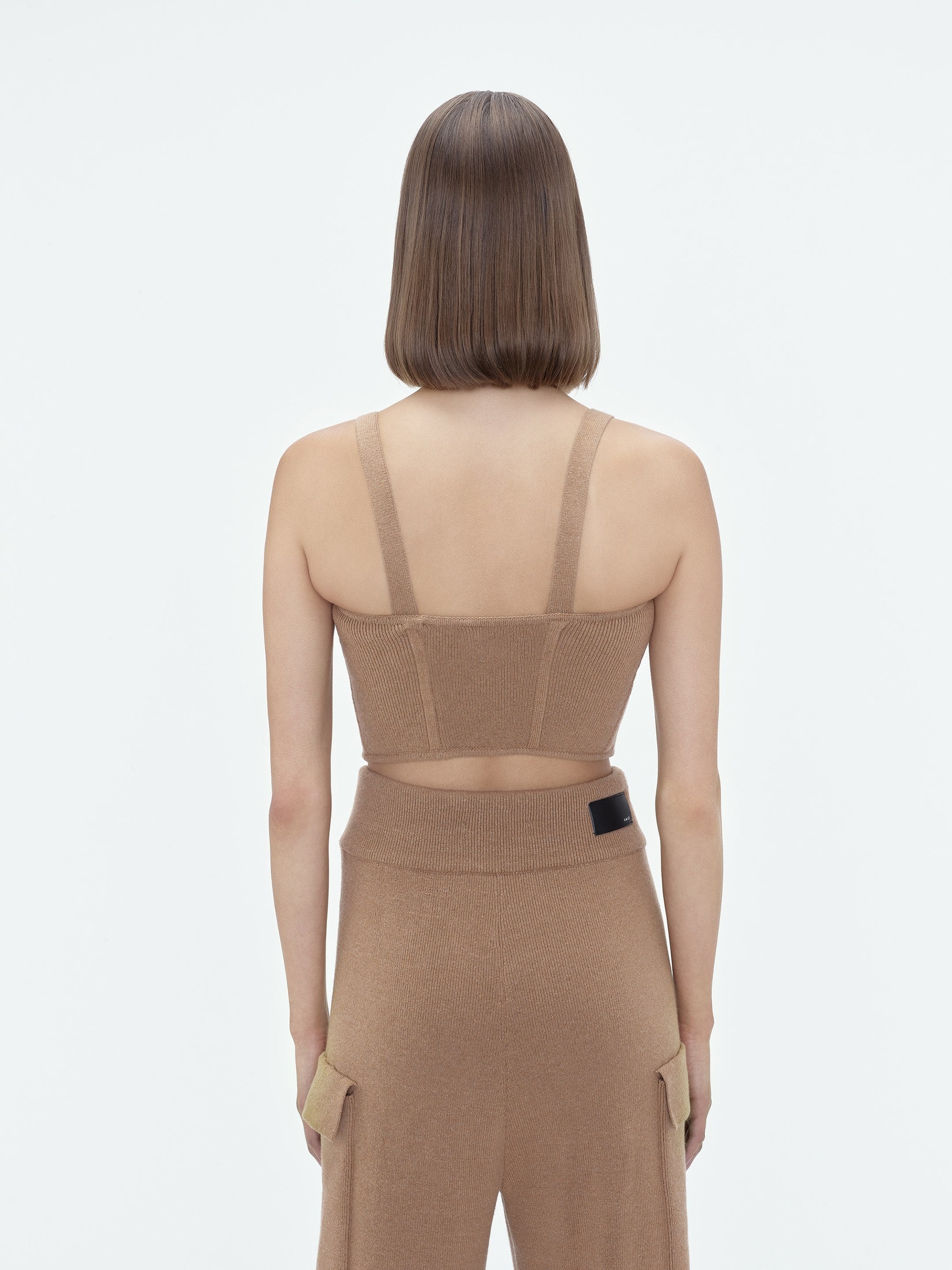 AMIRI STACK KNIT BUSTIER - 6