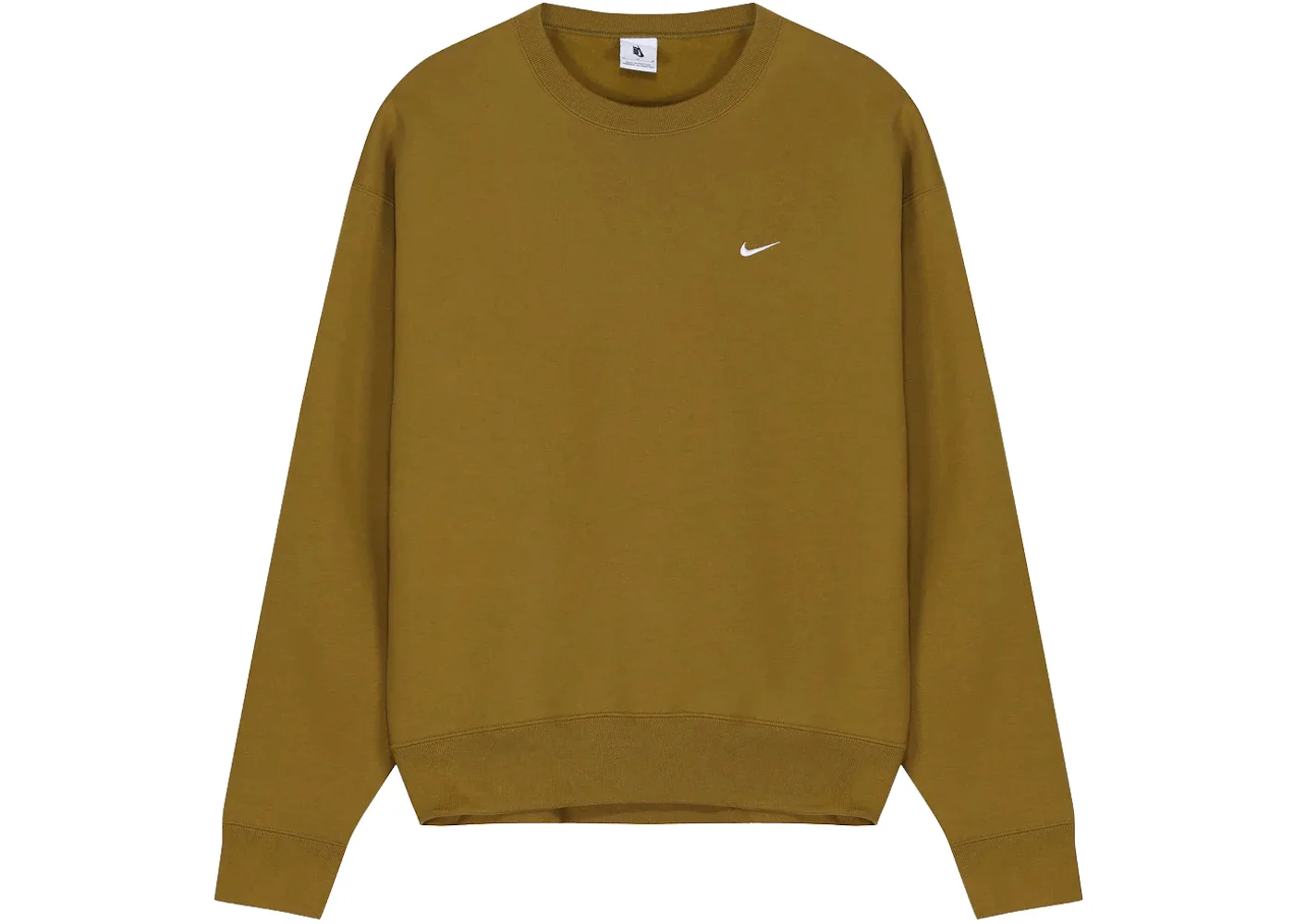 Nike NRG Solo Swoosh Fleece Crew Desert/Moss White - 1