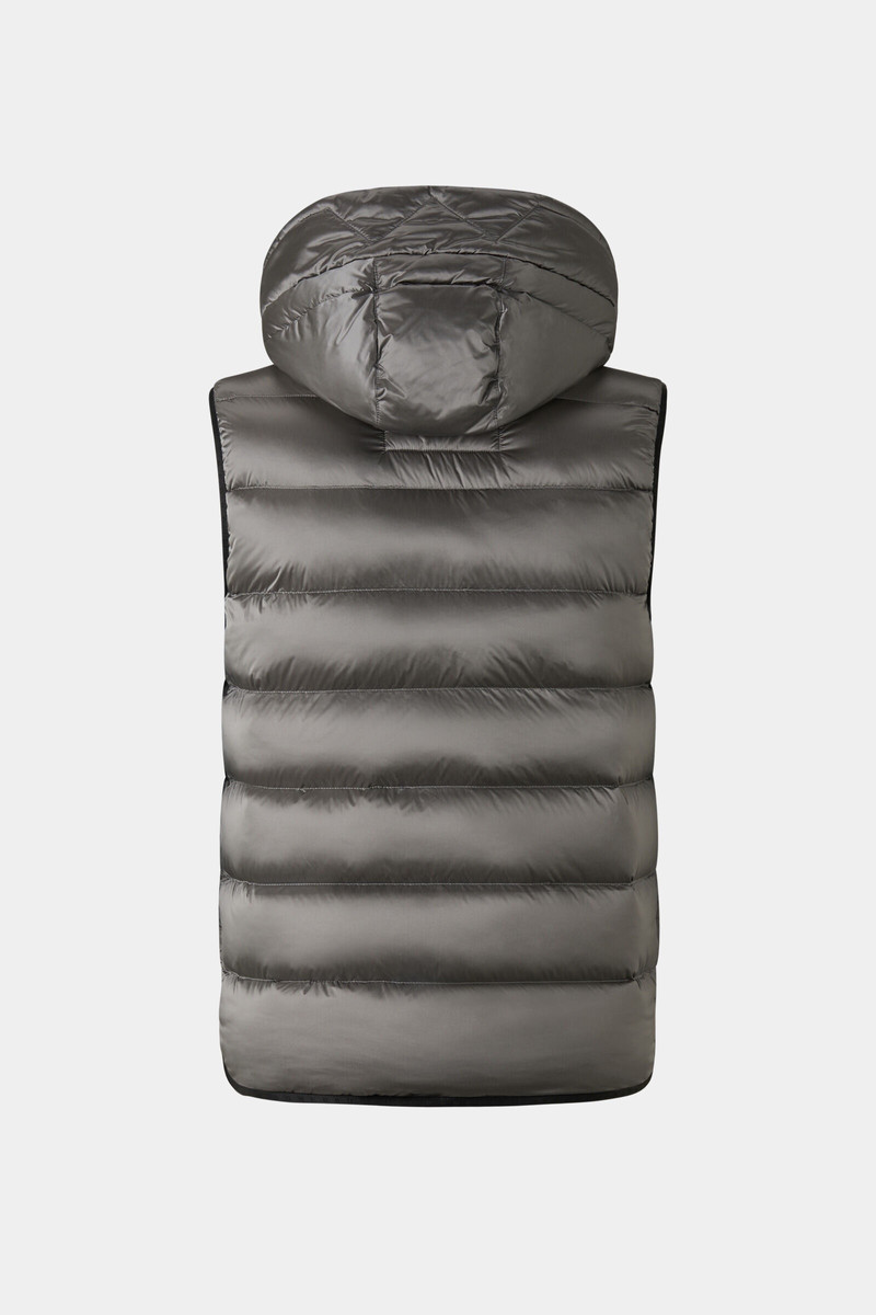 BOGNER Holger Down vest in Gray outlook