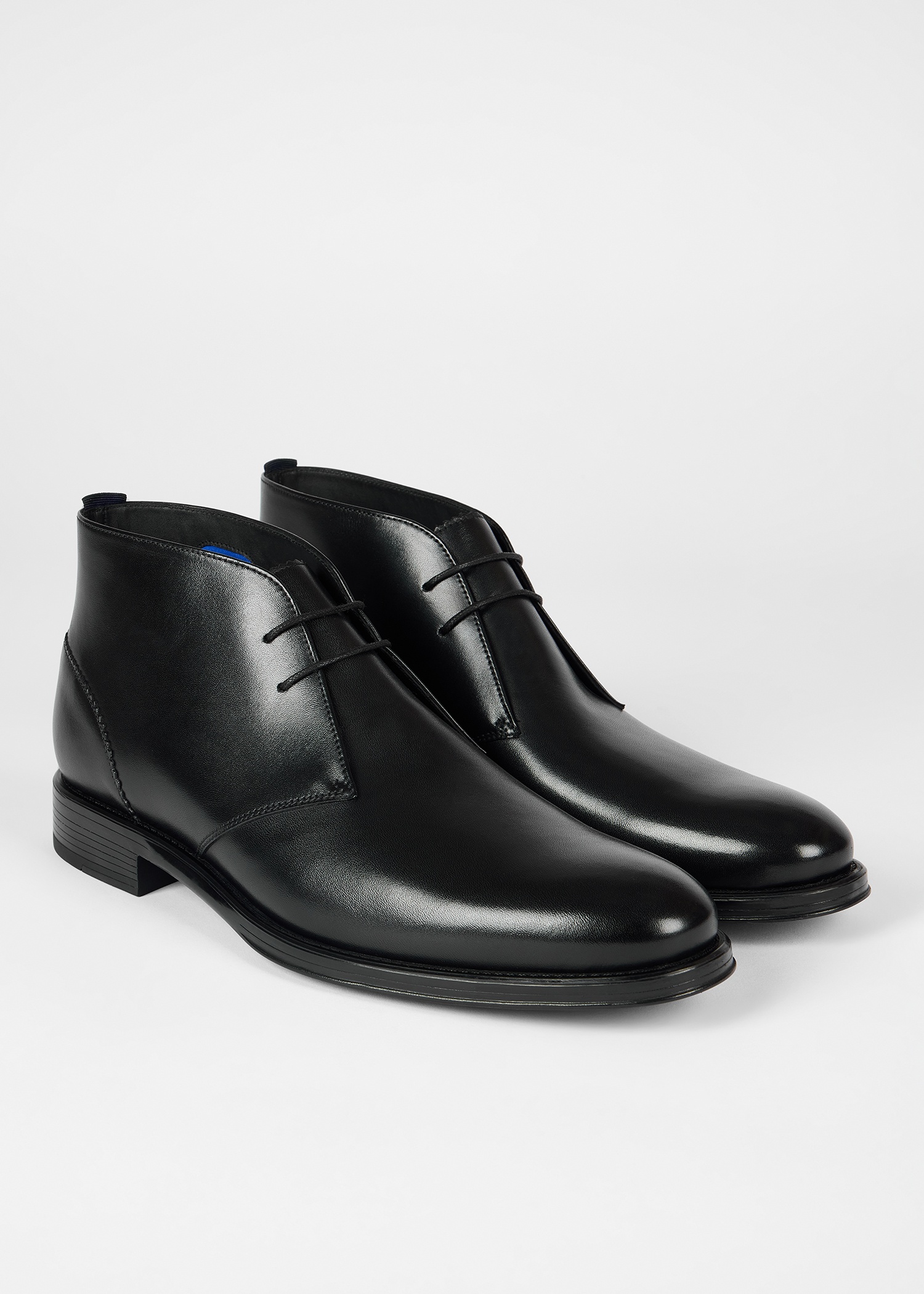 Black Leather 'Wilbur' Boots - 5