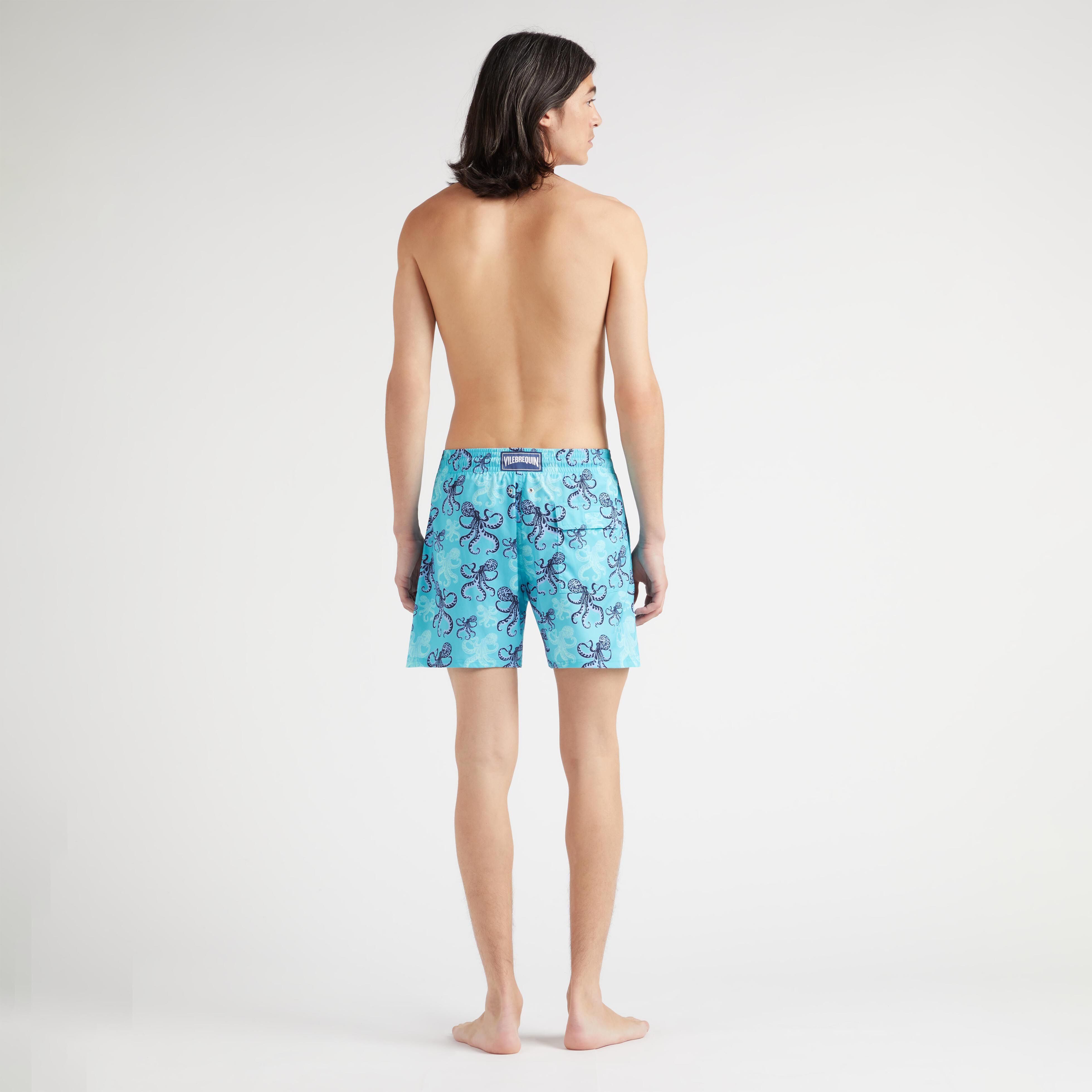 Men Stretch Short Swim Trunks Poulpes - 4