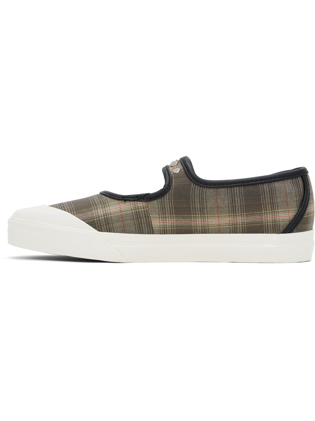 Khaki LX Mary Jane Lo Pro Ballerina Flats - 3