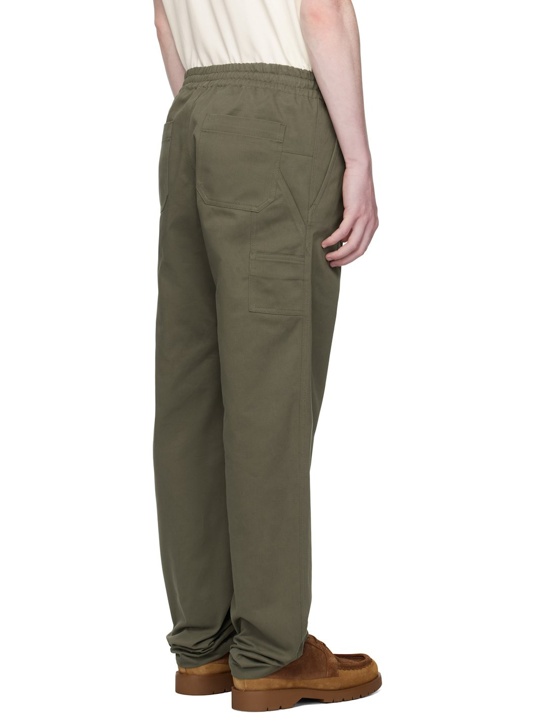 Khaki Chuck Trousers - 3